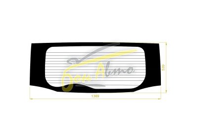 Стекло заднее с обогревом MITSUBISHI EK SPACE 2014- (B11) 
Бренд: BENSON