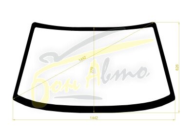 Стекло лобовое TOYOTA COROLLA 1987-1991 (EE90) 
Бренд: BSG