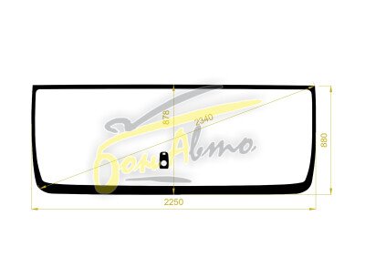 Стекло лобовое MAN TGX-SERIES 2007- (wide-2250*880-2021) место под 1 камеру, место под датчик дождя, 
Бренд: BENSON