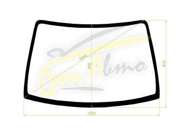 Стекло лобовое MAZDA LAPUTA 1998-2006 (HP11-21) 
Бренд: ZDG с зеленой полосой