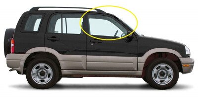 Стекло боковое MAZDA PROCEED LEVANTE 1997-1999 (TJ52-5d) FD/RH 
Бренд: BSG