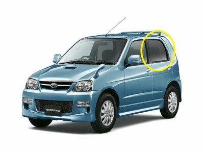 Стекло боковое DAIHATSU TERIOS KID 1998-2012 (J100) RD/LH 
Бренд: BSG Тонированное