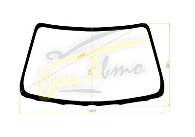 Стекло лобовое TOYOTA CARINA ED 1993-1998 (ST200) 
Бренд: BSG с зеленой полосой