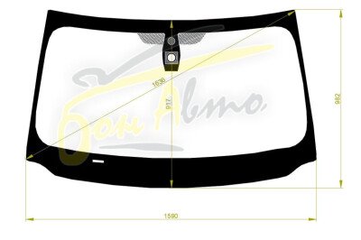 Стекло лобовое BMW 7-SERIES 2008-2015 (F01-4d sed) место под датчик дождя 
Бренд: ZDG