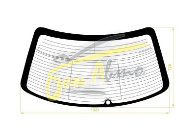 Стекло заднее с обогревом ISUZU ASKA 1997-2004 (CJ1-4d sed) 1 отверстие 
Бренд: BSG