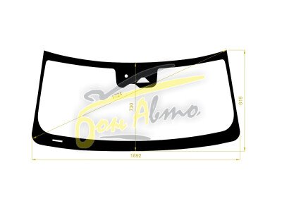 Стекло лобовое TANK 700 2024- (LHD) место под 1 камеру вырез под камеру, место под датчик дождя, 
Бренд: BENSON