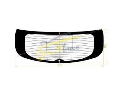 Стекло заднее с обогревом SUBARU TRIBECA 2005-2014 (WXF) 1 отверстие 
Бренд: FYG