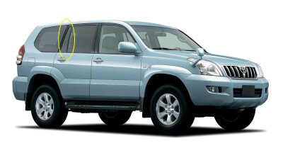 Стекло боковое TOYOTA LAND CRUISER PRADO 2002-2009 (J120-5d) RQ/RH 
Бренд: BSG Тонированное