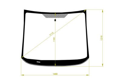 Стекло лобовое FORD S-MAX 2006-2015 (CA1) молдинг, 
Бренд: BENSON