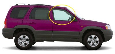 Стекло боковое MAZDA TRIBUTE 2000-2007 EP 2 отверстия FD/RH 
Бренд: BSG