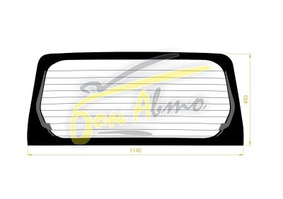 Стекло заднее с обогревом MAZDA AZ-WAGON 2003-2008 (MJ21S) 
Бренд: BENSON