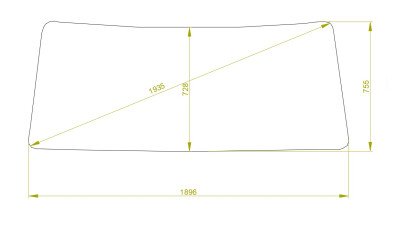 Стекло лобовое HINO RANGER 1980-1989 (FD170) 1896*755*1935 
Бренд: ZDG