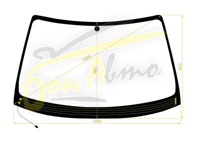 Стекло лобовое SUBARU OUTBACK 2003-2009 (BP5-RHD-5d) обогрев щеток 
Бренд: BSG с зеленой полосой