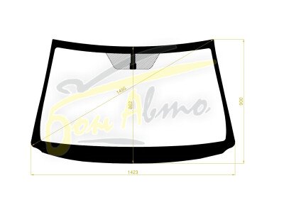 Стекло лобовое TOYOTA VANGUARD 2007-2013 (ACA33) 
Бренд: КМК с синей полосой