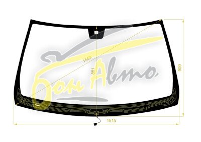 Стекло лобовое MERCEDES E-CLASS 2009-2016 (W212-LHD) обогрев щеток, место под датчик дождя, антенна, 
Бренд: ZDG