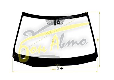 Стекло лобовое LEXUS NX 2015-2021 (AGZ10-LHD) обогрев щеток, место под датчик влажности, антенна, 
Бренд: ZDG с синей полосой