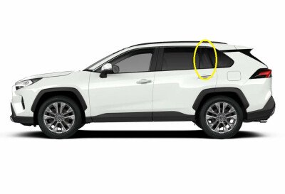 Стекло боковое TOYOTA RAV 4 2018- ASA50 RQ/LH 
Бренд: BENSON Тонированное