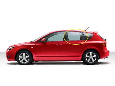 Стекло боковое MAZDA 3 2003-2008 (BK-5d h/b) RD/LH 
Бренд: BSG