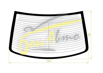 Стекло заднее с обогревом LEXUS IS 1998-2005 (GXE10) 
Бренд: BENSON