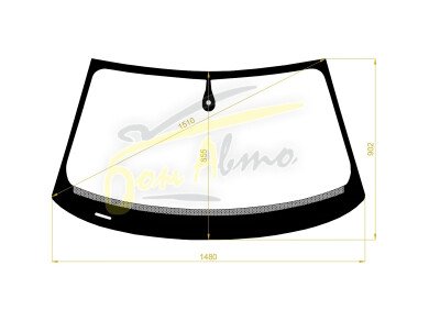 Стекло лобовое AUDI A3 2012-2020 (8VS-4d sed) место под датчик дождя 
Бренд: КМК