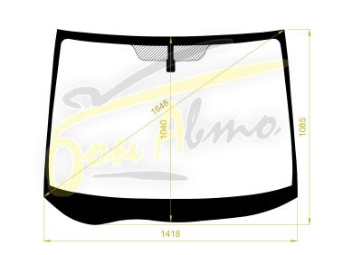 Стекло лобовое NISSAN SERENA 2005-2010 (C25-RHD) 
Бренд: ZDG с синей полосой