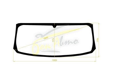 Стекло лобовое TOYOTA HIACE truck 2007- (#U400) 1933*779 широкая кабина 
Бренд: BENSON