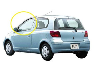 Стекло боковое TOYOTA VITZ 1999-2005 (#CP1#) 3d FD/LH 
Бренд: BSG