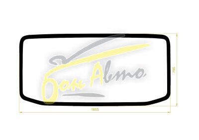 Стекло лобовое JAC N56 2014- () 
Бренд: BENSON с синей полосой