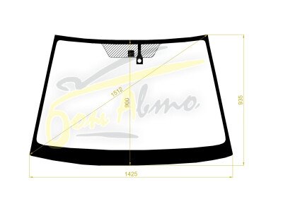 Стекло лобовое TOYOTA ALLION 2001-2007 (AZT240-RHD-зерк) место под датчик дождя 
Бренд: BENSON