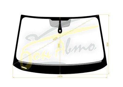 Стекло лобовое AUDI A4 2015- (B9-4d sed) место под датчик дождя молдинг, фурнитура, акустическое, 
Бренд: BENSON