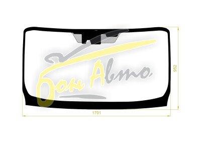 Стекло лобовое TOYOTA HIACE 2019- (H300-RHD) место под 1 камеру антенна, 
Бренд: BENSON