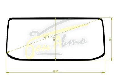 Стекло лобовое MAZDA TITAN-ELF 2006-2023 (NQR-wide) 
Бренд: BENSON