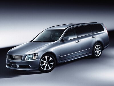 Стекло лобовое NISSAN STAGEA 2001-2007 (M35-4d sed) 
Бренд: BENSON с синей полосой
