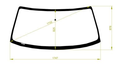 Стекло лобовое FORD EXCURSION 1999-2005 (F250-1747*878) 
Бренд: ZDG с синей полосой