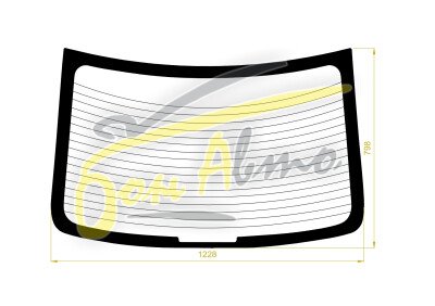 Стекло заднее с обогревом KIA RIO 2011-2016 (QB -RUS-4d sed) 
Бренд: КМК