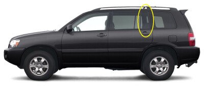 Стекло боковое TOYOTA HIGHLANDER 2000-2007 (#U2#) RQ/LH 
Бренд: BSG