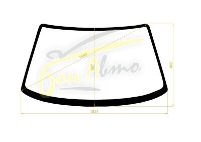 Стекло лобовое MAZDA CRONOS 1991-1997 5d h/b (GE#) 
Бренд: BENSON