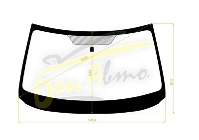 Стекло лобовое SUBARU FORESTER 2008-2012 (SH5) 
Бренд: BENSON с синей полосой