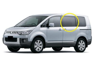 Стекло боковое MITSUBISHI DELICA D:5 2007- (CV5W) RD/LH 
Бренд: BENSON Тонированное
