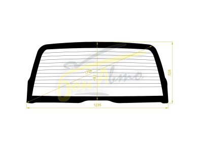 Стекло заднее с обогревом TOYOTA HILUX SURF 1995-2002 (N180) 
Бренд: BSG