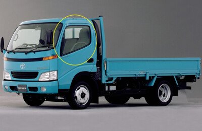 Стекло боковое TOYOTA TOYOACE 2000- (BU90/BU96) FD/LH фурнитура, 
Бренд: BENSON