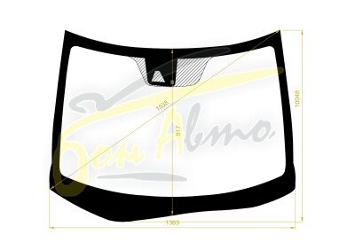 Стекло лобовое NISSAN LEAF 2010-2017 (ZE0-RHD) место под 1 камеру 
Бренд: КМК