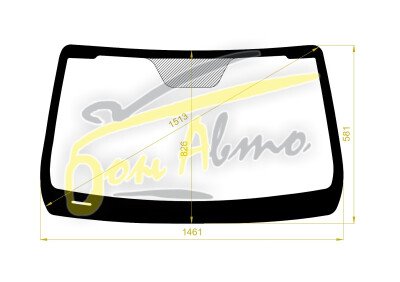 Стекло лобовое ISUZU MU-X 2021- (RJ) 
Бренд: BENSON