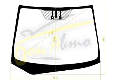 Стекло лобовое TOYOTA ALPHARD 2015-2023 (H30-RHD) место под датчик дождя, место под датчик влажности, 
Бренд: ZDG с синей полосой