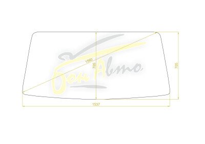 Стекло лобовое MAZDA TITAN 1989-2000 (WG-T3500 1537*705*1560 ) 
Бренд: BENSON с синей полосой