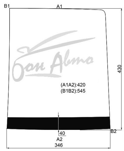 Стекло заднее с обогревом TOYOTA TUNDRA 2006- (GSK50-M) 
Бренд: BENSON