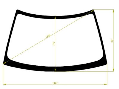 Стекло лобовое LADA PRIORA 2007-2018 (2172-5d h/b) 
Бренд: КДМ с синей полосой