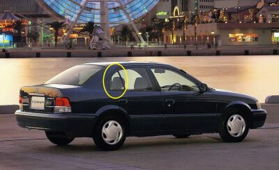 Стекло боковое TOYOTA CORSA 1994-1999 EL51-4d sed RQ/RH 
Бренд: TOYOTA