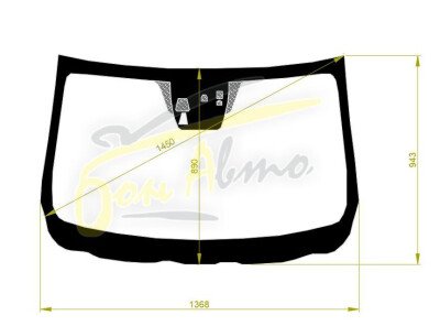 Стекло лобовое MAZDA CX-3 2014- (DK-RHD) место под 2 камеры, место под датчик дождя, 
Бренд: BENSON