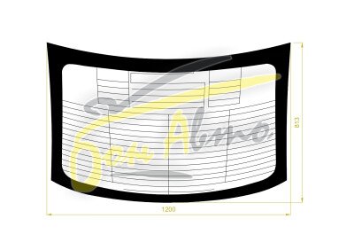 Стекло заднее с обогревом MAZDA 3 2008-2013 (BL-4d sed) 
Бренд: BSG
